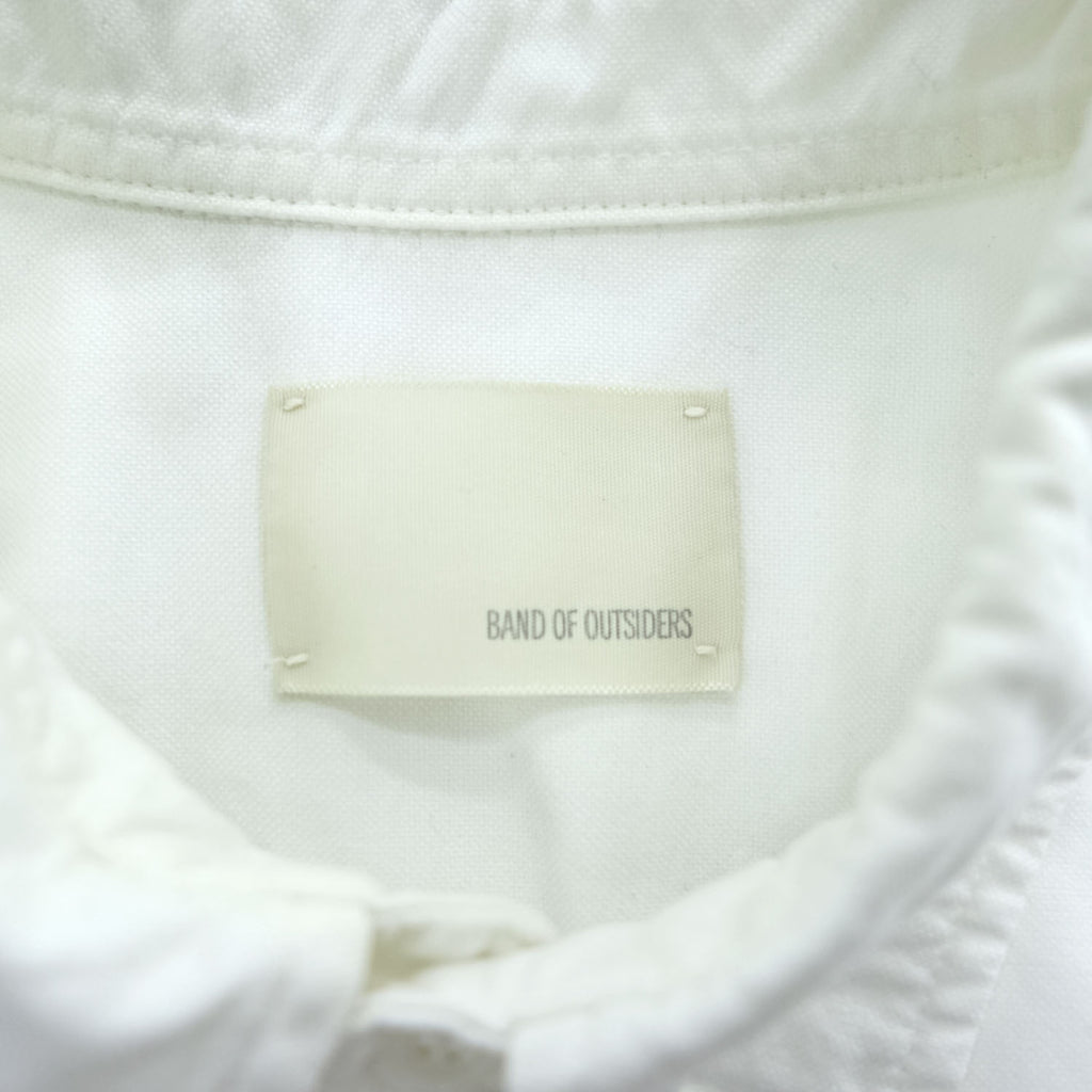 Band of Outsiders USA製 長袖 オックスフォードシャツ M ホワイト ボタンダウン