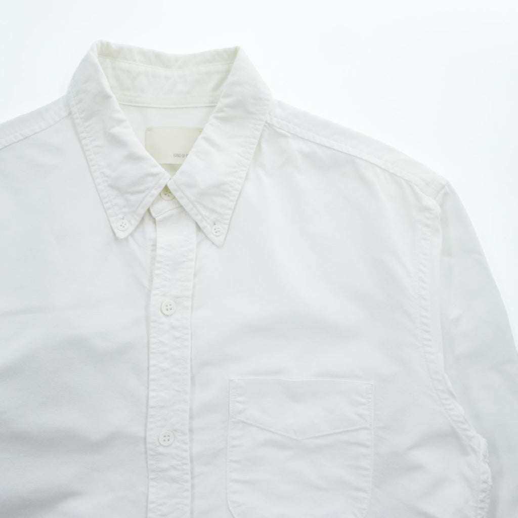 Band of Outsiders USA製 長袖 オックスフォードシャツ M ホワイト ボタンダウン