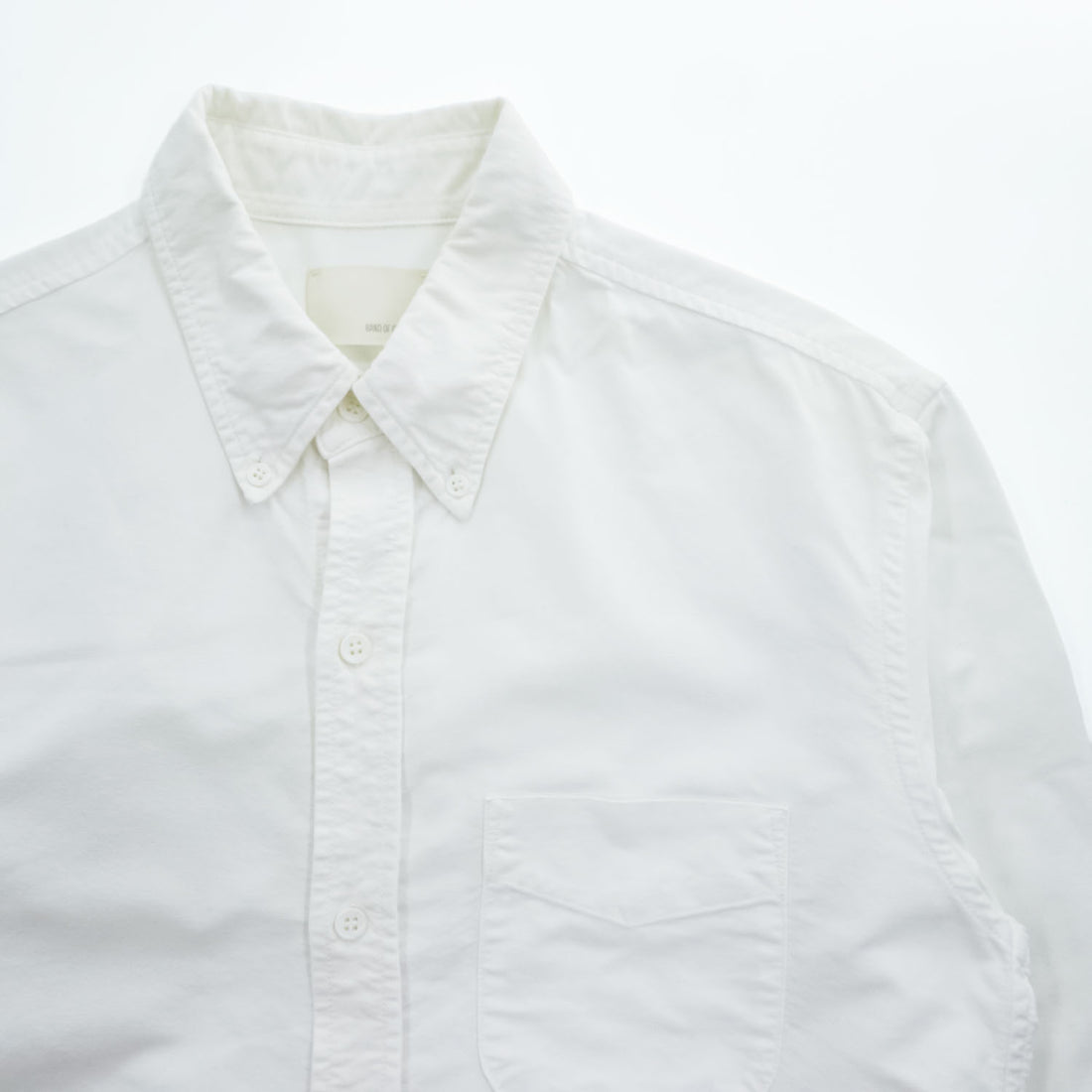 Band of Outsiders USA製 長袖 オックスフォードシャツ M ホワイト ボタンダウン