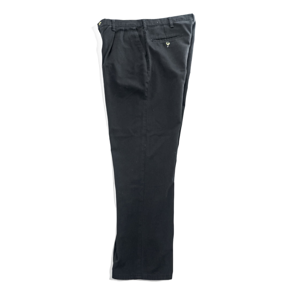 LEGENDARY GOLD KHAKIS 00年代 ヴィンテージ チノパンツ スラックス L ブラック 2タック プリーツ  67500BL