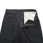 LEGENDARY GOLD KHAKIS 00年代 ヴィンテージ チノパンツ スラックス L ブラック 2タック プリーツ  67500BL