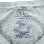 Polo Ralph Lauren ビッグサイズ 短丈 Tシャツ XL グレー スモールポニー ロゴ 刺繍 CLASSIC FIT