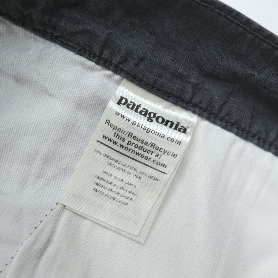 Patagonia オーガニックコットン ヘンプショーツ Lightweight All-Wear Hemp Shorts ショートパンツ L グレー 6インチ 57756