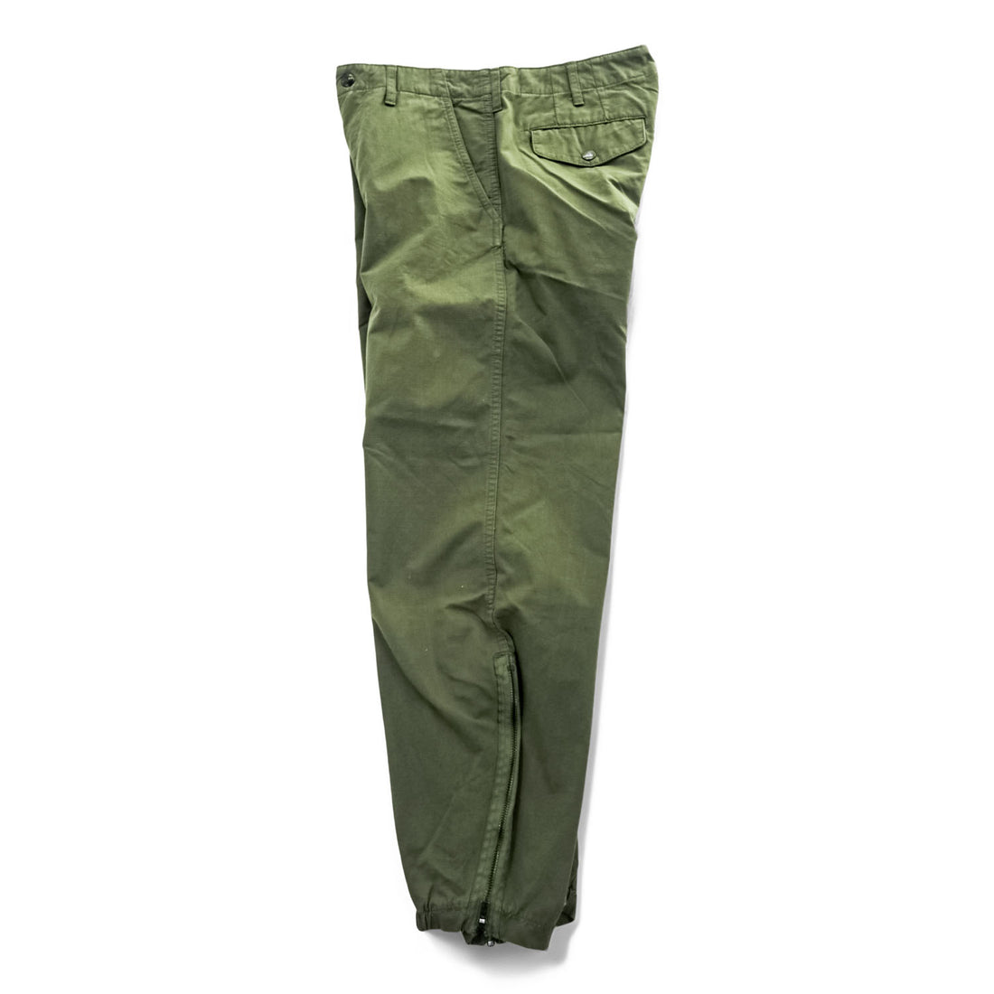 Needles 日本製 リップストップ ファティーグパンツ コンバットパンツ XS カーキ グリーン TALONジップ 裾ジップ