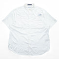 Columbia PFG TAMIAMI 2 半袖 フィッシングシャツ XL ホワイト メッシュ リップストップ OMNI-WICK 吸湿速乾 ボタンダウン FM7266