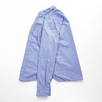 J.CREW 2-PLY 100% コットン 長袖 ボタンダウンシャツ M ライトブルー COTTON