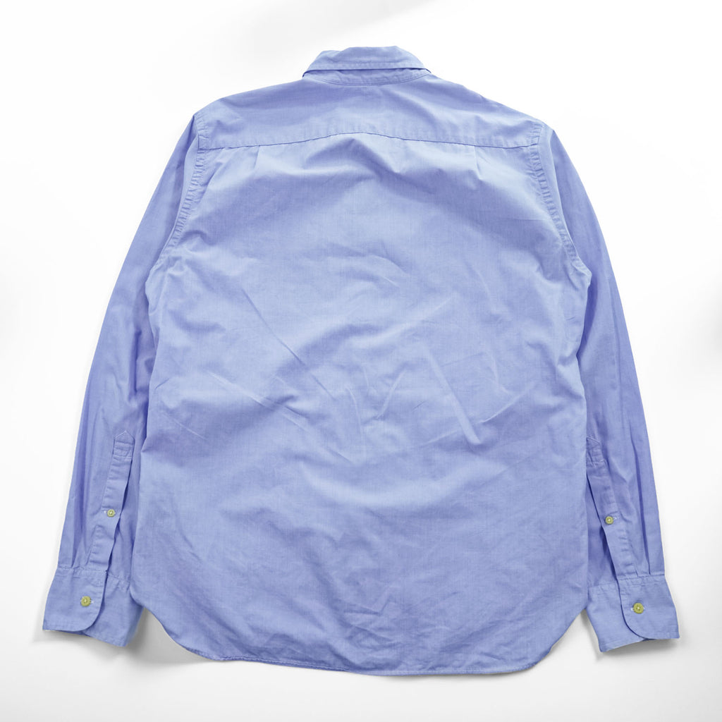 J.CREW 2-PLY 100% コットン 長袖 ボタンダウンシャツ M ライトブルー COTTON