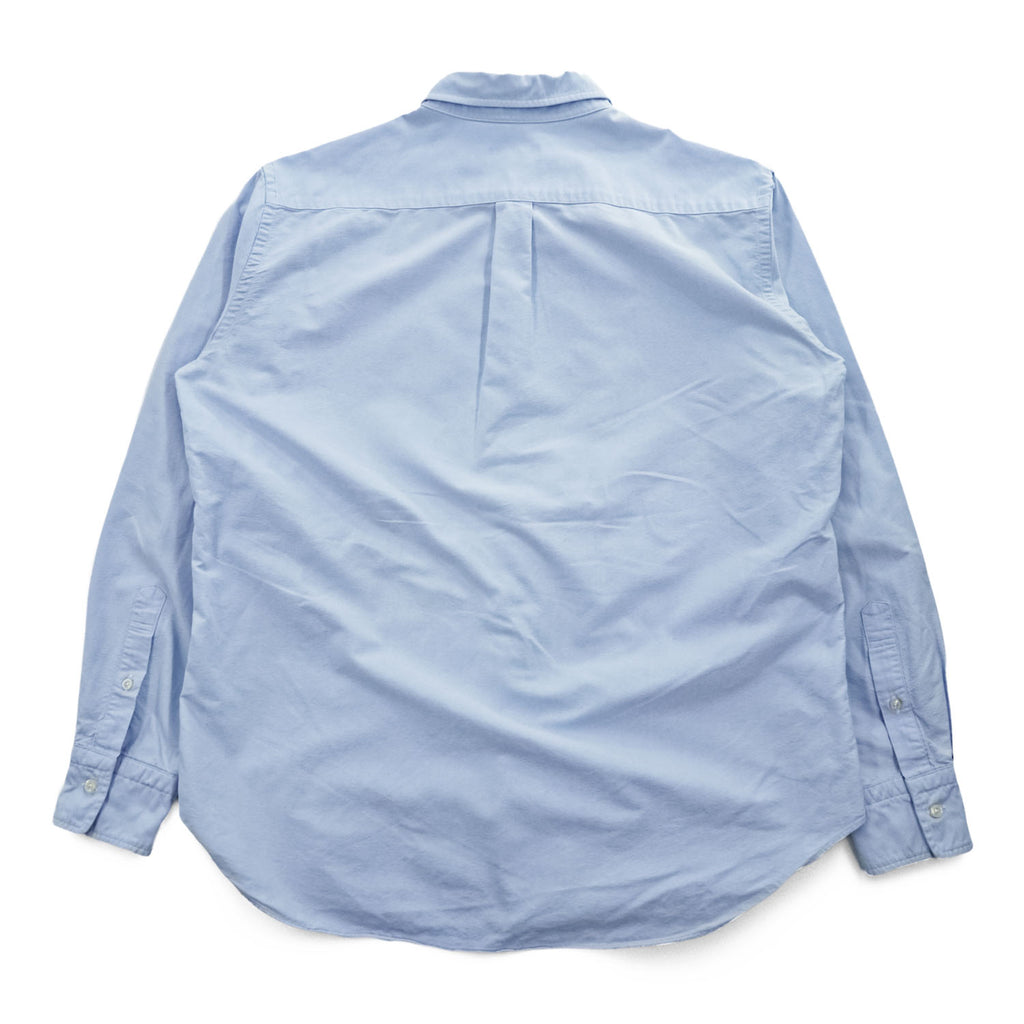 MOAT SURF & TAILOR 長袖 オックスフォード シャツ M サックスブルー ボタンダウン 胸ポケット