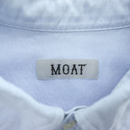 MOAT SURF & TAILOR 長袖 オックスフォード シャツ M サックスブルー ボタンダウン 胸ポケット