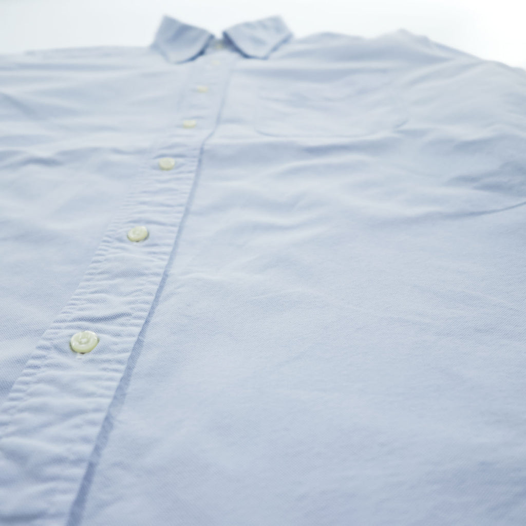 MOAT SURF & TAILOR 長袖 オックスフォード シャツ M サックスブルー ボタンダウン 胸ポケット