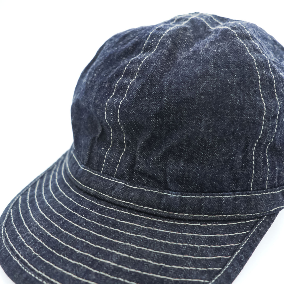 BUZZ RICKSON'S 日本製 メカニック キャップ デニム ARMY DENIM CAP インディゴ ブルー BR02308