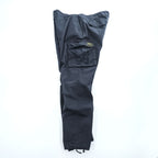Nike SB Ripstop Cargo Pants Black Stretch Cotton Skateboarding Trousers Men W36 Drawcord Hem