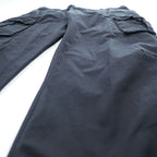 Nike SB Ripstop Cargo Pants Black Stretch Cotton Skateboarding Trousers Men W36 Drawcord Hem