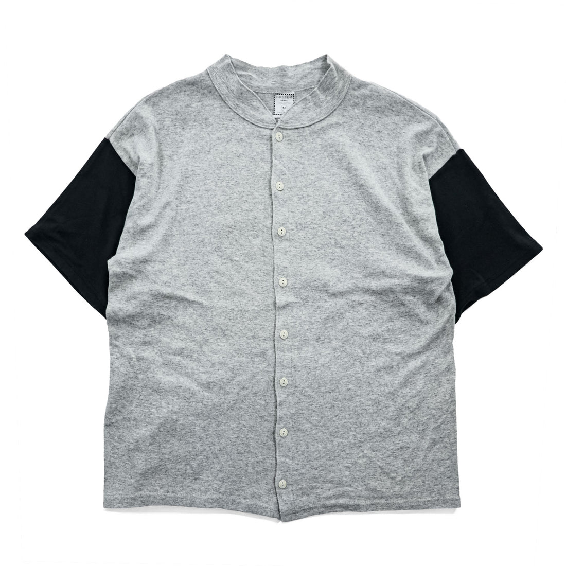 OLD FASHION BRAND 90年代 USA製 ヴィンテージ 半袖 ベースボールシャツ M グレー ブラック