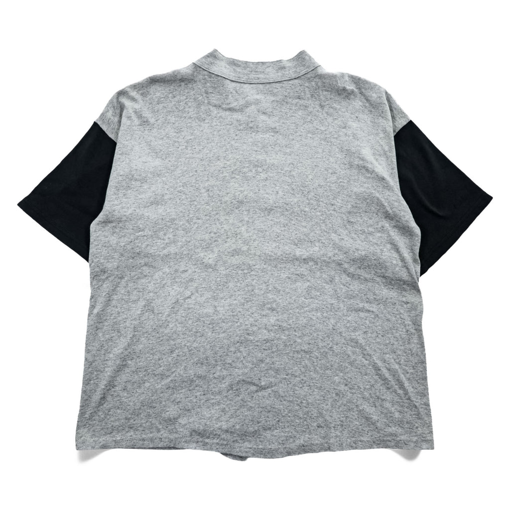 OLD FASHION BRAND 90年代 USA製 ヴィンテージ 半袖 ベースボールシャツ M グレー ブラック