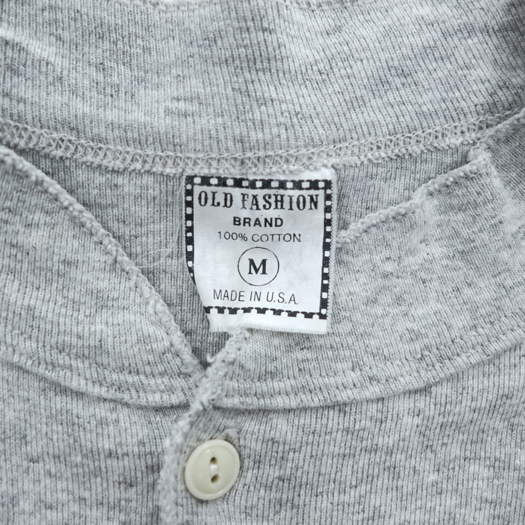OLD FASHION BRAND 90年代 USA製 ヴィンテージ 半袖 ベースボールシャツ M グレー ブラック