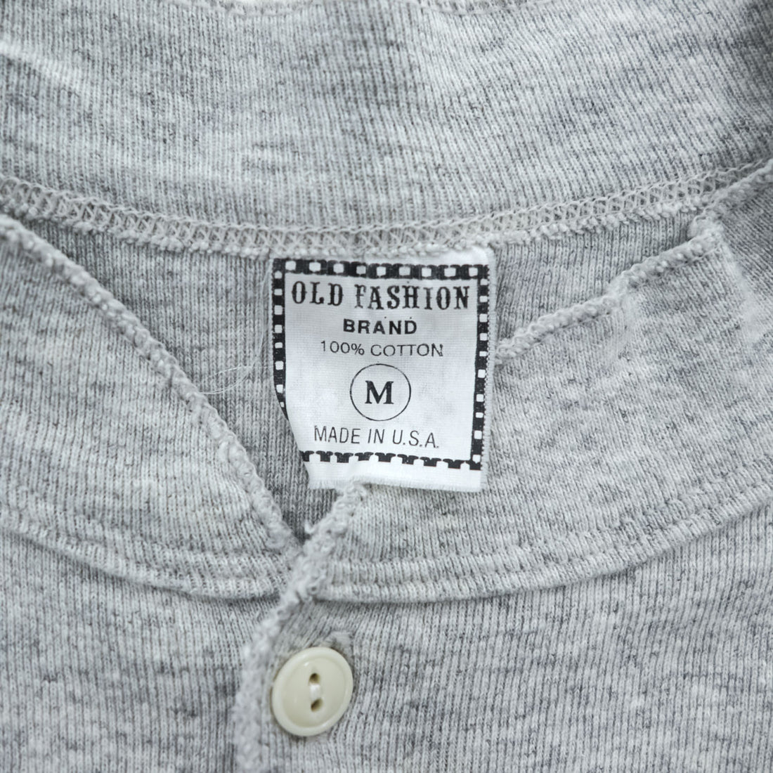 OLD FASHION BRAND 90年代 USA製 ヴィンテージ 半袖 ベースボールシャツ M グレー ブラック