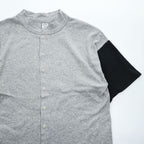 OLD FASHION BRAND 90年代 USA製 ヴィンテージ 半袖 ベースボールシャツ M グレー ブラック