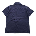 LACOSTE 日本製 ポロシャツ L ネイビー ワンポイントロゴ BD BIZ S/S POLO SHIRT ボタンダウン 鹿の子 KH701E