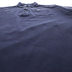LACOSTE 日本製 ポロシャツ L ネイビー ワンポイントロゴ BD BIZ S/S POLO SHIRT ボタンダウン 鹿の子 KH701E