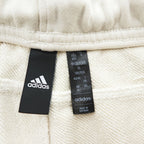 adidas KUE44 IT0917 3-Stripes Sweat Shorts Ivory Cotton Fleece Shorts Asia XL Made in Vietnam