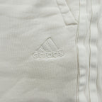 adidas KUE44 IT0917 3-Stripes Sweat Shorts Ivory Cotton Fleece Shorts Asia XL Made in Vietnam