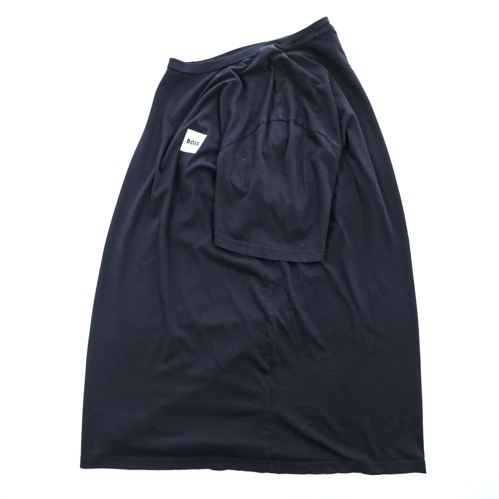 HUGO BOSS クルーネック Tシャツ XXL ブラック ワンポイントロゴ コットン