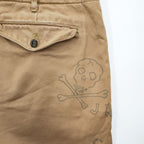 BUZZ RICKSON'S Japan-Made Chino Pants, Size M, Beige, Hand-Painted Chinos, BEAMS Exclusive, BR41013
