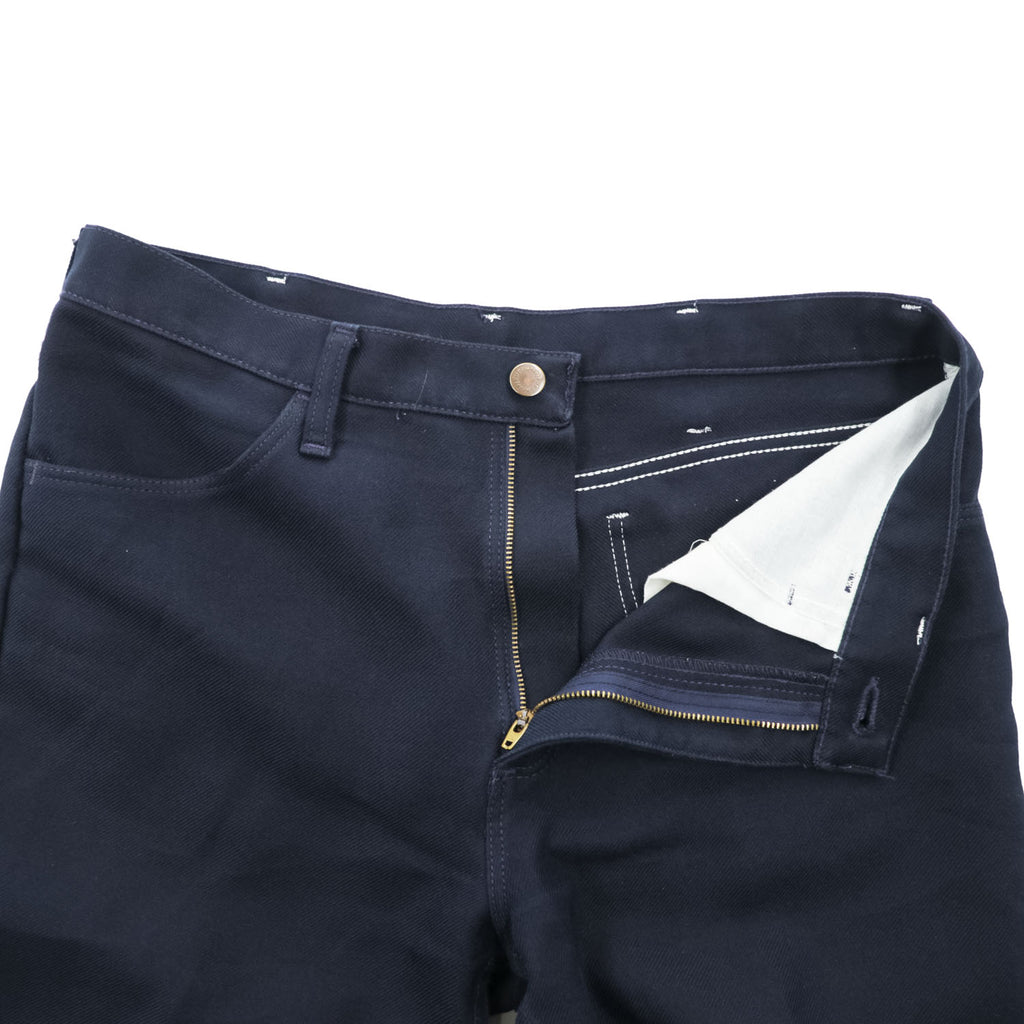 Wrangler 90年代 ヴィンテージ USA製 ランチャー ドレス ジーンズ フレアパンツ L ダークネイビー ブーツカット センタープレス 82NV