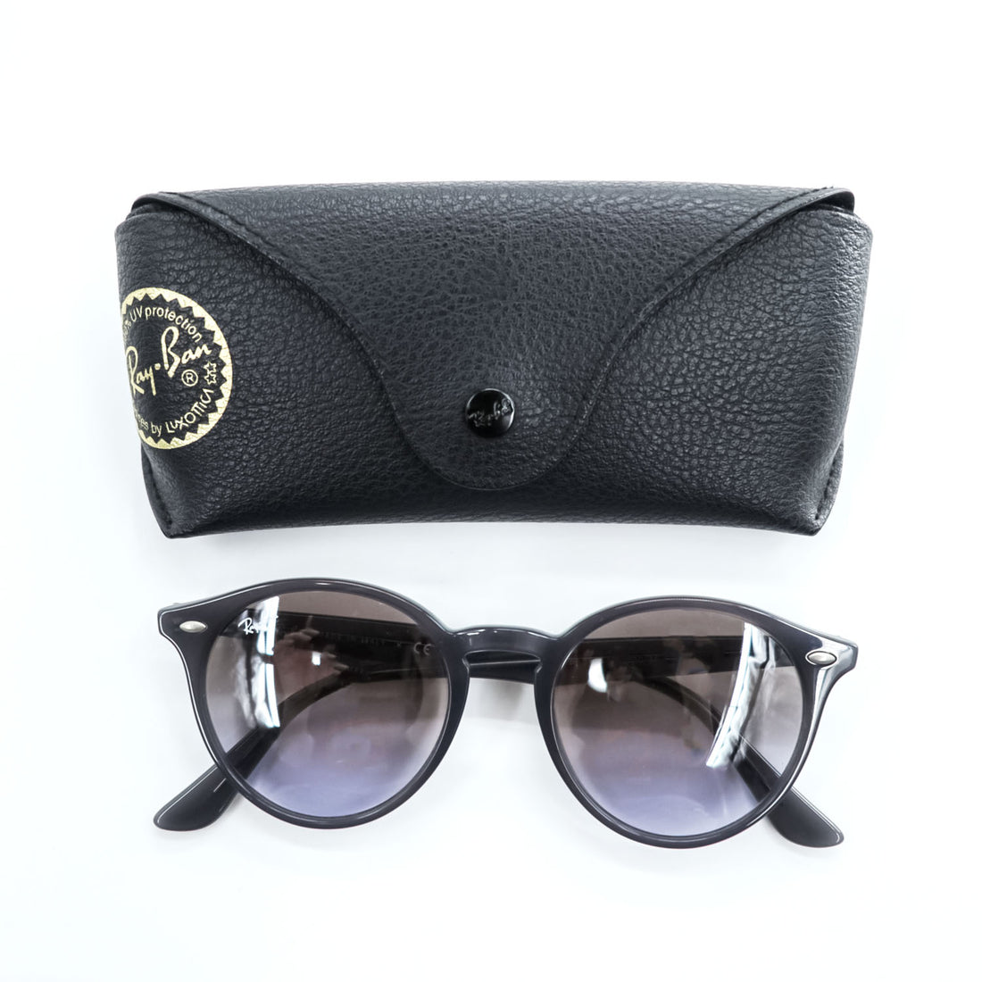 Ray-Ban ラウンド ボストン サングラス グレー RB2180-F 6230/94 51_20 150 2N イタリア製