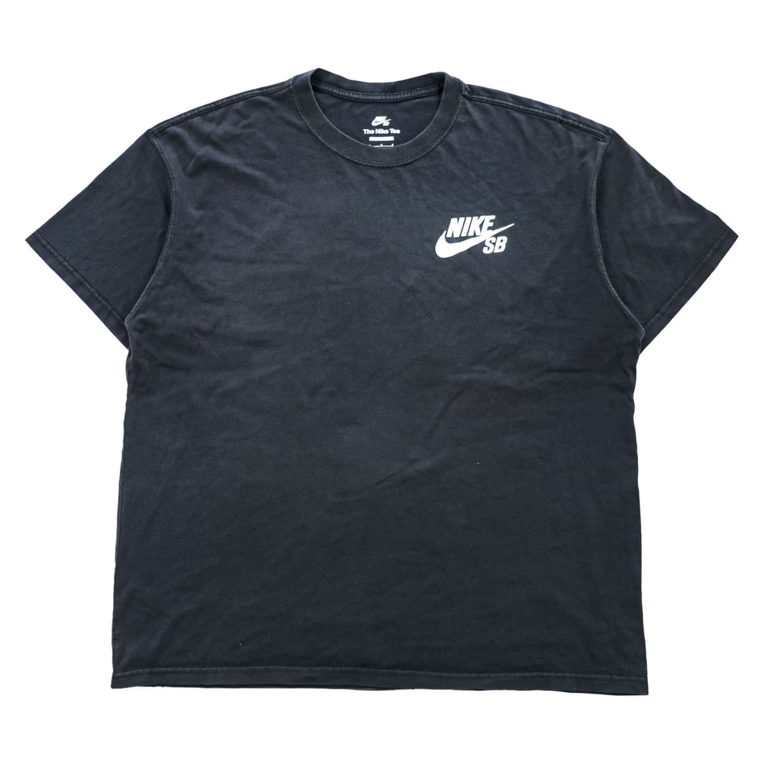 NIKE SB クルーネック Tシャツ L ブラック ワンポイントロゴ LOOSE FIT コットン