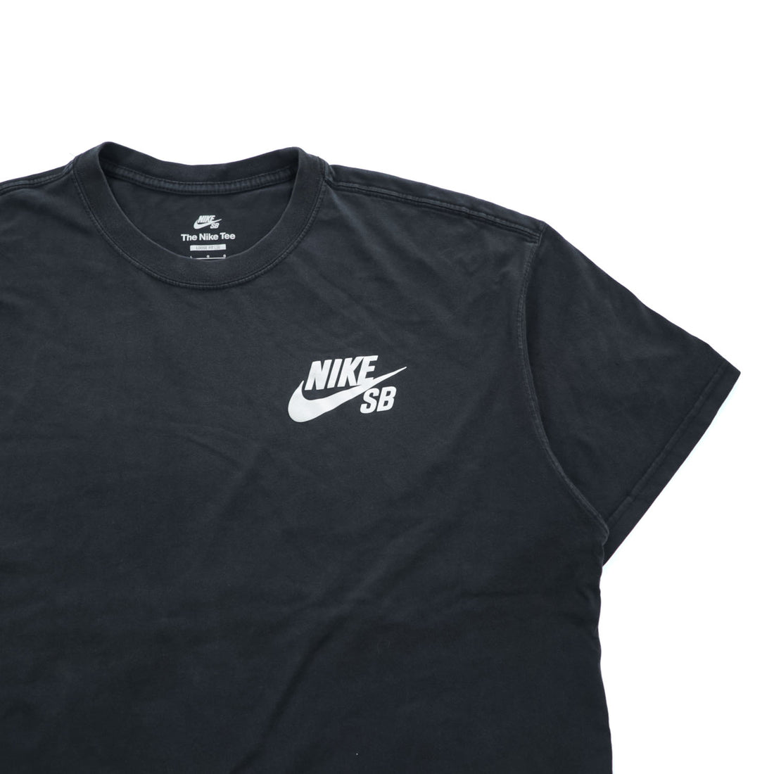 NIKE SB クルーネック Tシャツ L ブラック ワンポイントロゴ LOOSE FIT コットン