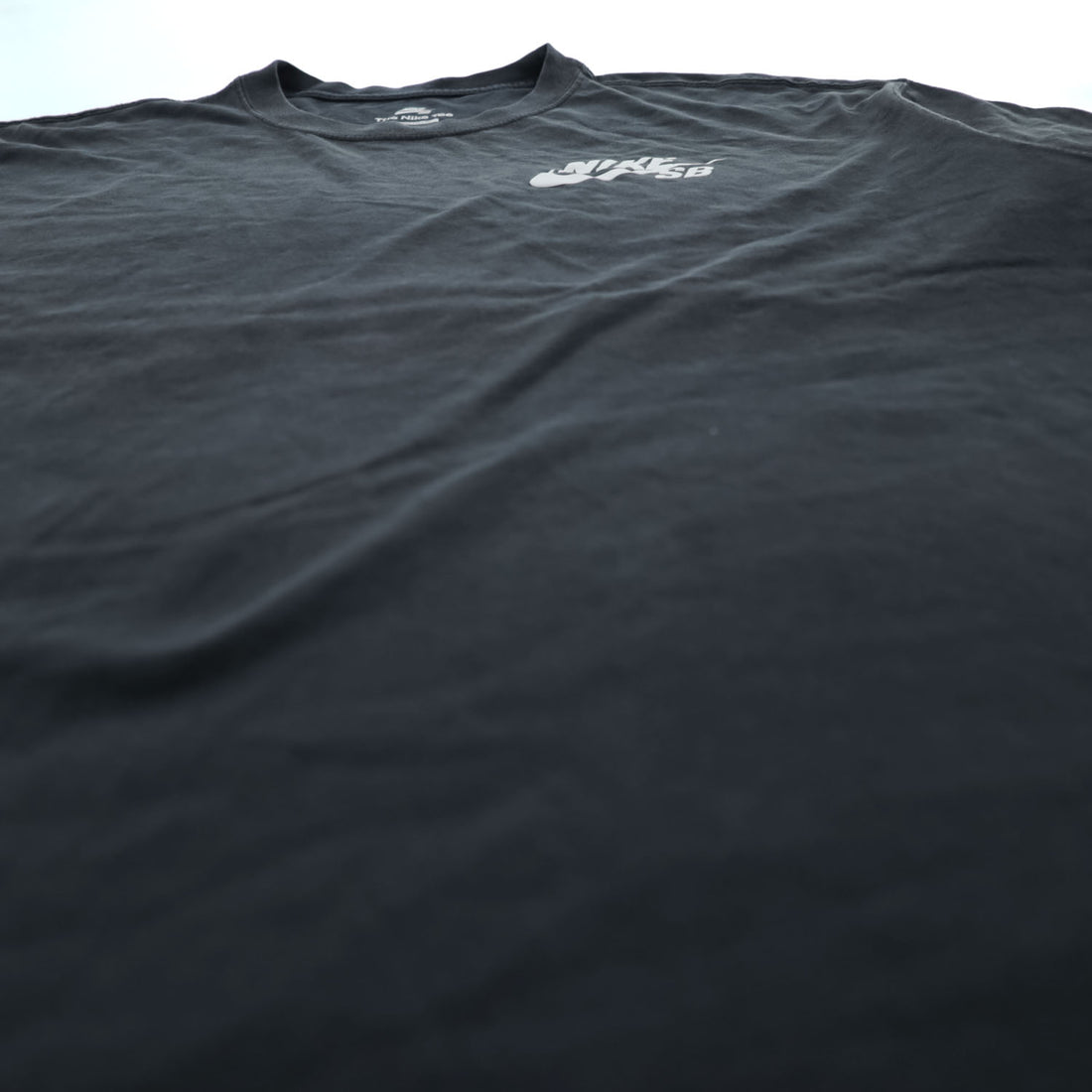 NIKE SB クルーネック Tシャツ L ブラック ワンポイントロゴ LOOSE FIT コットン