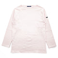 SAINT JAMES フランス製 バスクシャツ 長袖 ロングスリーブ Tシャツ M ライトピンク ボートネック