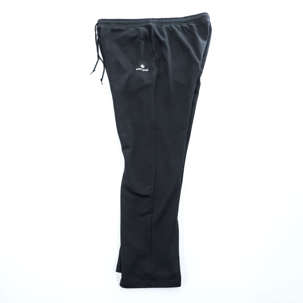snow peak  スウェットパンツ PRINTED LOGO SWEAT PANTS XL ブラック SPS-PA-21SU001