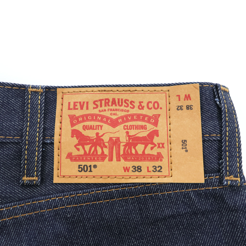 Levi's 501 USAモデル リジッド デニムパンツ ジーンズ XL インディゴ 濃紺 ボタンフライ 00501-0000