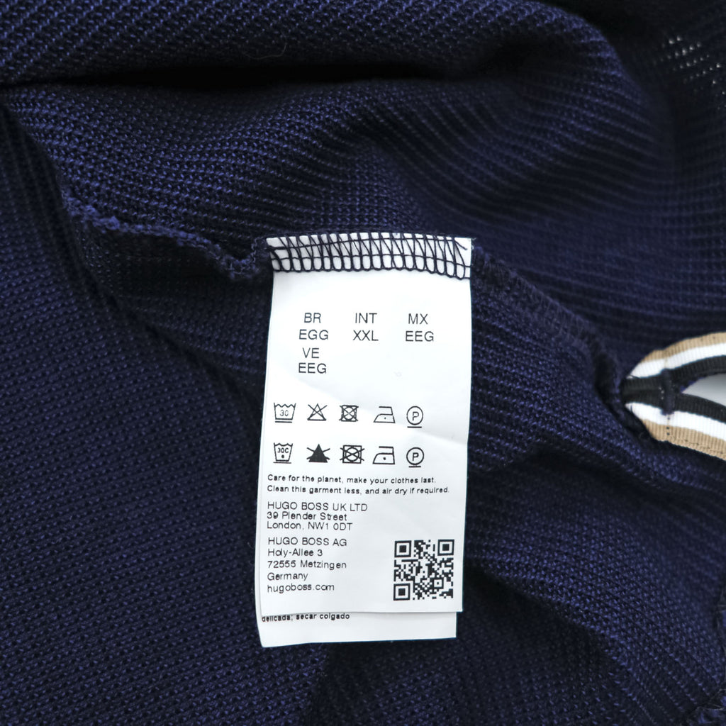 HUGO BOSS ポロシャツ XXL ネイビー H-Parlay 431 50518563 トルコ製