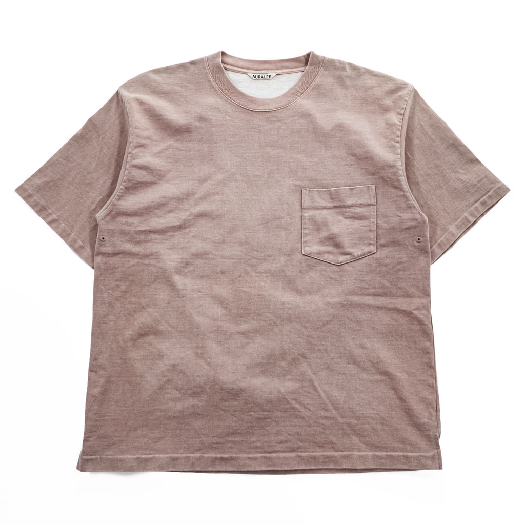 AURALEE 日本製 ポケット Tシャツ STAND UP TEE 4 コットン A9ST01SU