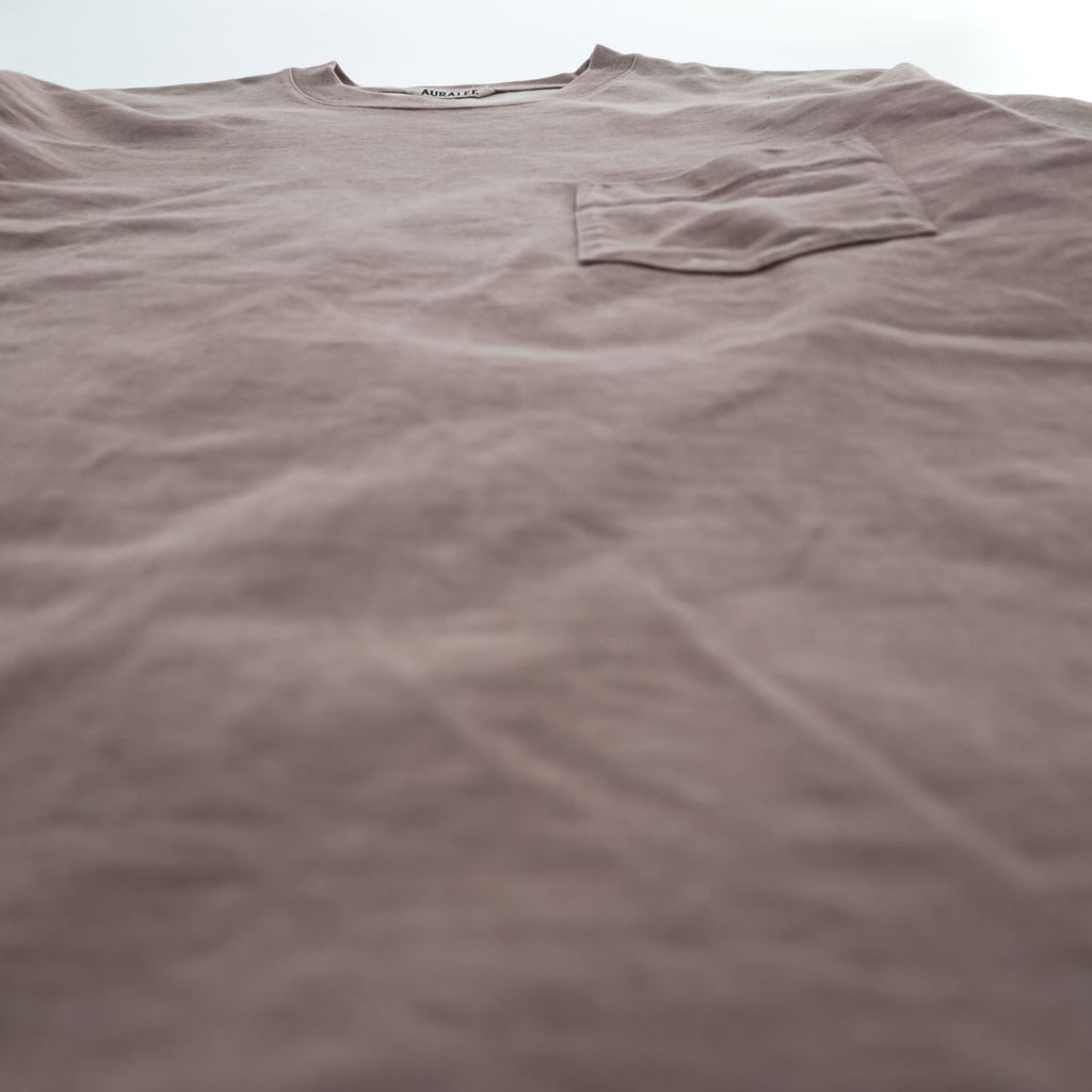AURALEE 日本製 ポケット Tシャツ STAND UP TEE 4 コットン A9ST01SU