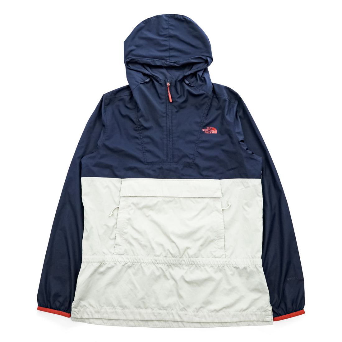THE NORTH FACE ハーフジップ WINDWALL Fanorak アノラックパーカー XS リップストップ ドローコード パッカブル カンガルーポケット NF0A3FZS