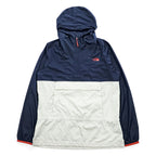 THE NORTH FACE ハーフジップ WINDWALL Fanorak アノラックパーカー XS リップストップ ドローコード パッカブル カンガルーポケット NF0A3FZS