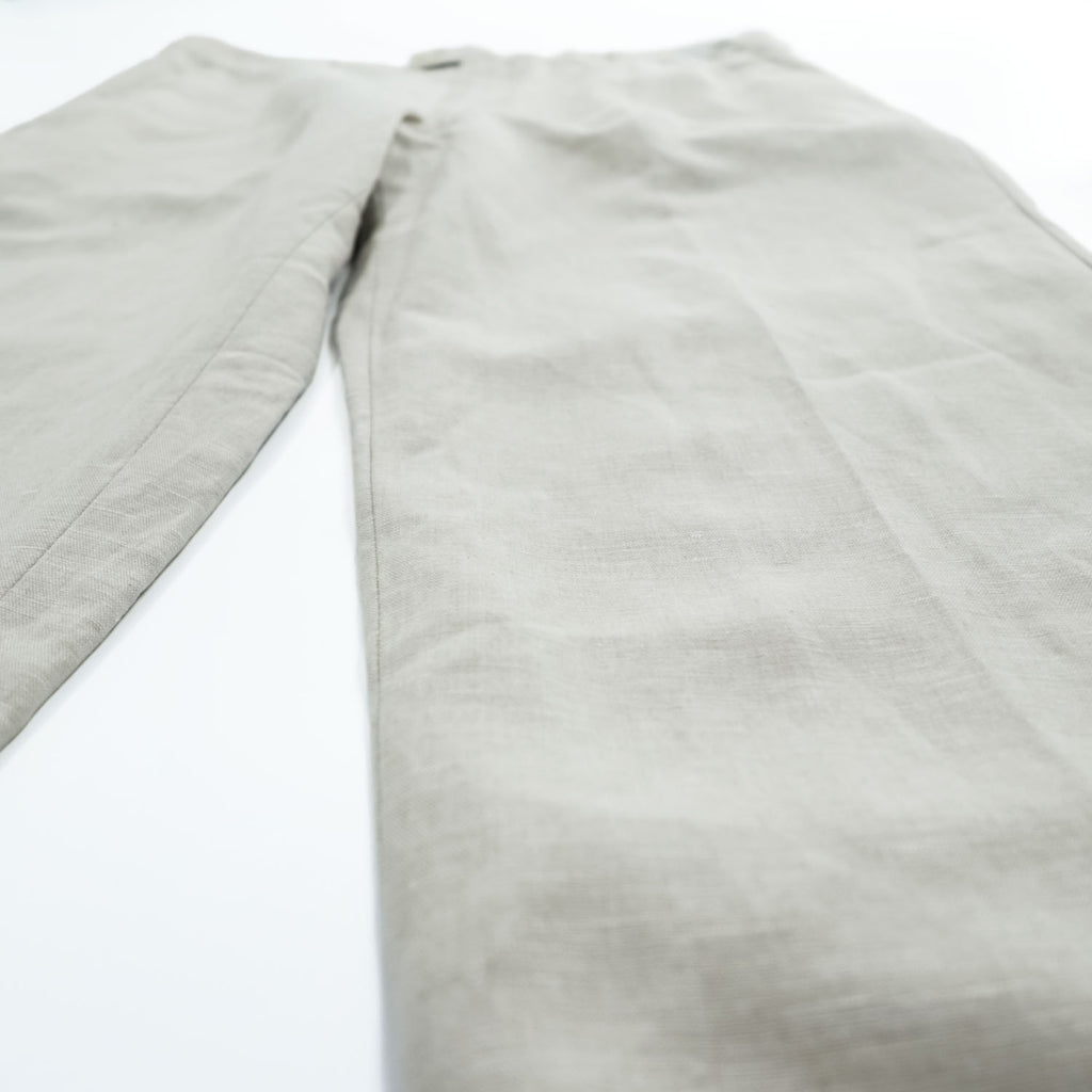 PERRY ELLIS PORTFOLIO リネン スラックス パンツ 36×30 ナチュラル ベージュ FOLIO-FLEX CLASSIC FIT