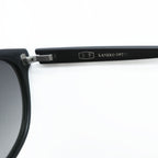 金子眼鏡 ( KANEKO OPTICAL ) 日本製 サングラス 偏光レンズ クラウンパント ブラック M-TITANIUM チタン POLARIZED LENS KOS-25 BKMP 51_21 145
