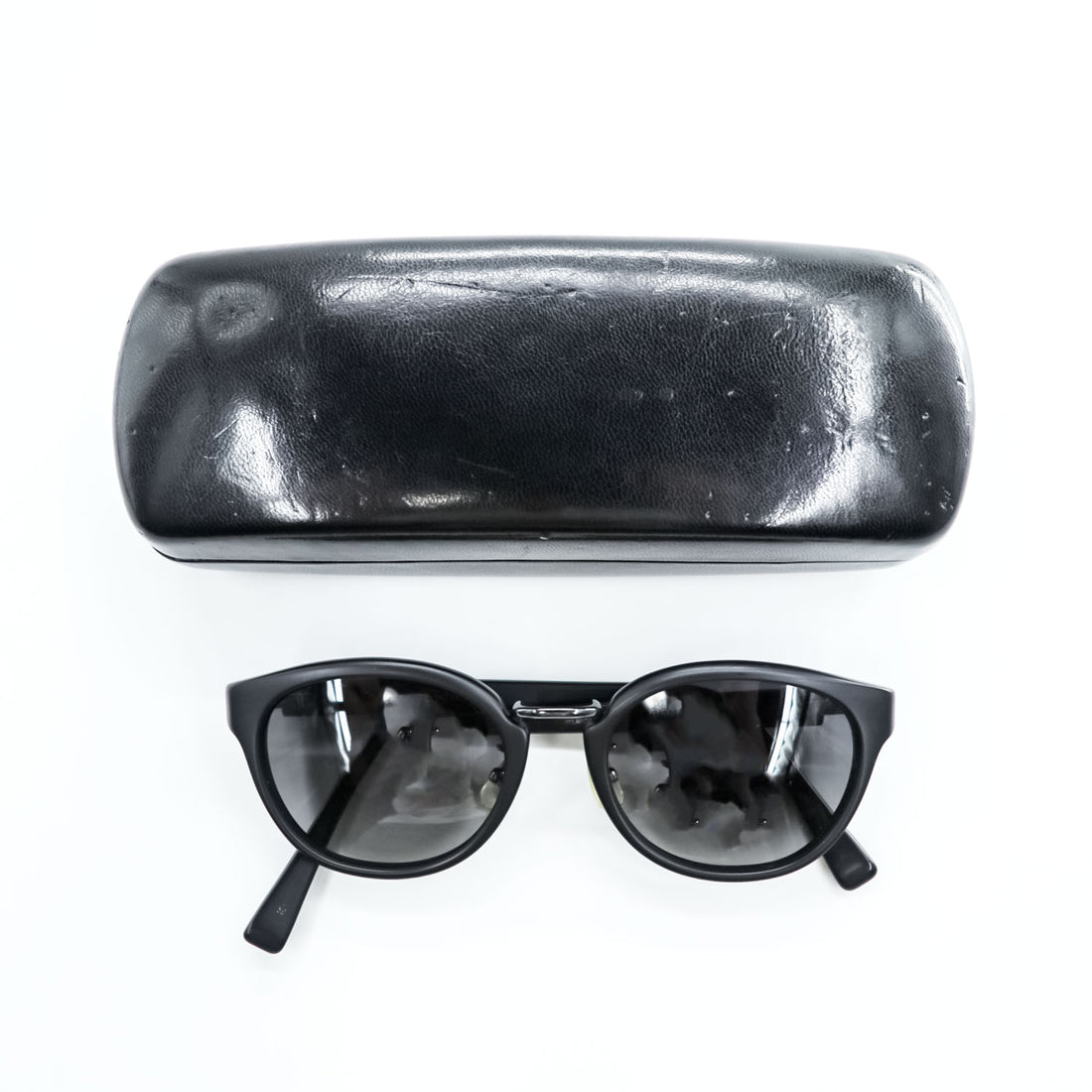 金子眼鏡 ( KANEKO OPTICAL ) 日本製 サングラス 偏光レンズ クラウンパント ブラック M-TITANIUM チタン POLARIZED LENS KOS-25 BKMP 51_21 145