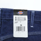 Dickies デニム ペインター ショーツ CARPENTER SHORT ショートパンツ ハーフパンツ L インディゴ ブルー RELAXED FIT 3993RNB 未使用品