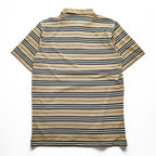 BURBERRY LONDON ポロシャツ S ベージュ ボーダー ワンポイントロゴ