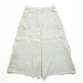 Max Mara Made in Italy Flare Skirt M White Puro Lino 100% Linen