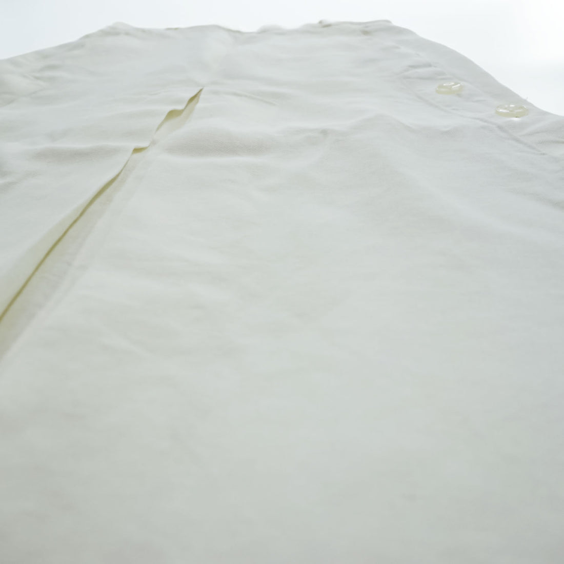 Max Mara Made in Italy Flare Skirt M White Puro Lino 100% Linen