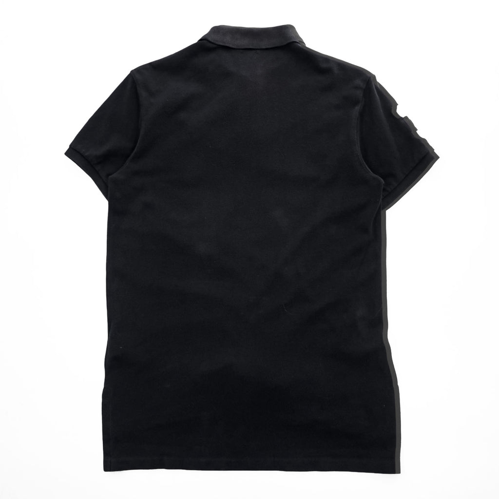 Polo Ralph Lauren Big Pony logo Piqué knit Polo Shirt, Size M, Black, Custom Fit