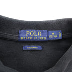 Polo Ralph Lauren Big Pony logo Piqué knit Polo Shirt, Size M, Black, Custom Fit